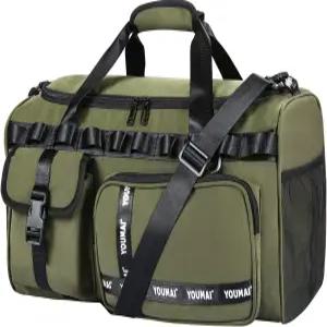 워터프루프 더플백 여행 남성 여성용 40L 대형 드라이 웨트 컴파트먼트 지퍼 클로저 2 in 1 백팩 숄더 캐리