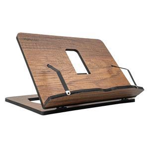 비고 나무 책꽂이, 책꽂이, 독서대, 요리책꽂이, 레시피 책꽂이, 독서를 위한 나무 책꽂이, 주방을 위한 요리책꽂이, 침대에서 읽을 수 있는 책꽂이(월넛)