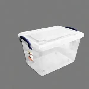 (금호화학) 리빙박스 60L 플라스틱 다용도 보관함 공간박스 정리박스