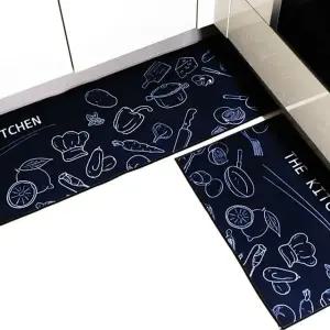(POIPOI)북유럽 감성매트 주방 현관 발매트 (대1+소1) 매트 주방발매트 발매트