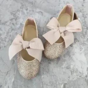 아동 리본  플랫슈즈  반짝이 여아구두  170만 가능)