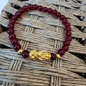 [하프클럽/]금전운 재물 운 횡재 와인 원 비휴 팔찌 풍수팔찌