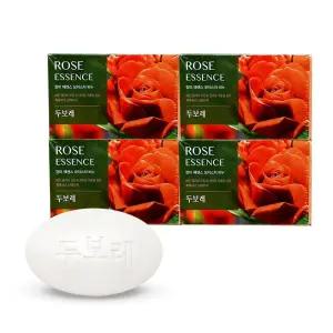 두보레 장미 에센스 모이스처 비누 100g x 4개 세수비누 세안비누 유자비누