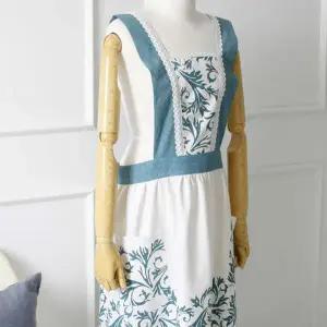 예쁜무늬 원피스 유치원 교사 어린이집 선생님 단정한