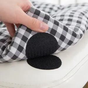 쇼파 침대 매트리스 미끄럼방지 고정 찍찍이 매트 5p 이불미끄럼방지