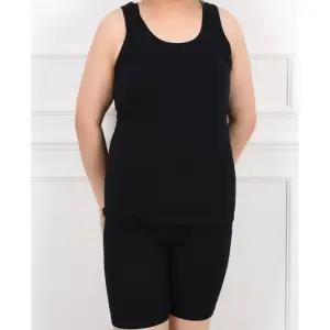 물물 빅사이즈 면스판 여성 런닝 여자 메리야스 이너 반팔 런닝나시 민소매