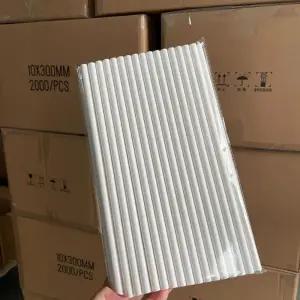 솜사탕종이빨대 탕후루 스틱 솜사탕 일회용 막대 흰색