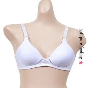 [하프클럽/]주니어 브라 노와이어 스트라이프패턴 3단계 A컵 어린이 속옷편