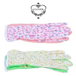 [하프클럽/]미끄럼방지 플라워 패턴 손장갑 꽃무늬 작업용 안전 장갑