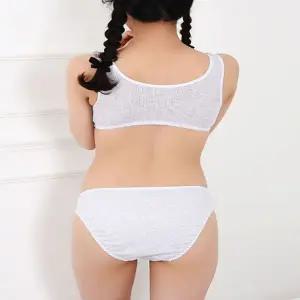 [하프클럽/]주니어 스포츠 브라 팬티 메쉬 1단계 A컵 어린이 속옷