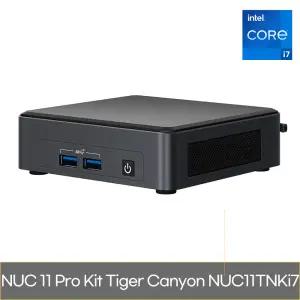 인텔 NUC 11 Pro Kit Tiger Canyon NUC11TNKi7 베어본_파워케이블 증정 AN