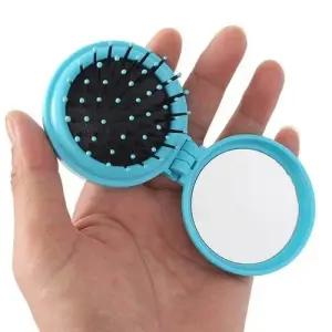 빗 거울 세트 접이식 여행용 포켓사이즈 손거울 WFIL1CU