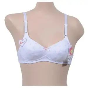 귀여운 기본패드 주니어 노몰드 AA컵 브라 WFIPU8R