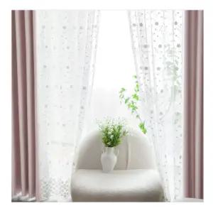 지나송 거실 암막커튼 자수 드롭플라워 대형 새틴핑크