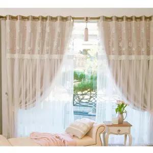 지나송 암막커튼 신혼 웨딩스타일 애슐리 대형 베이지