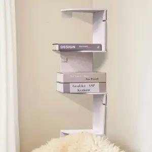 모서리 벽걸이 부착식 조립 선반 수납 (WFKBLFE)