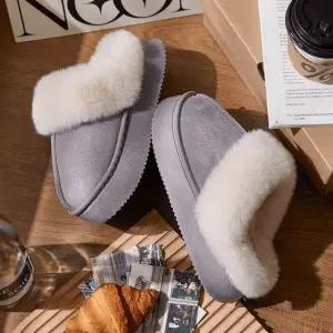 여자 5컬러 겨울 따뜻한 부드러운 퍼 윈터 슬리퍼 (WFKBXSA)