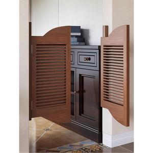 카우보이문 중문 스윙도어 울타리 게이트 레트로 양문형 대문 업소용 나무 주방 우드