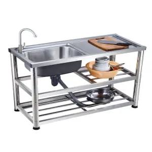 스텐싱크대 야외 싱크대 스테인리스 주방 식당 야외싱크대 싱크볼 세면대 업소용