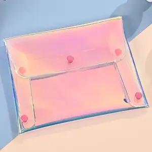 소품 화장품 홀로그램 파우치 PVC 소지품가방 17x14cm (WFKBRHW)