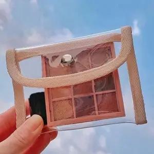 다목적 카드 홀더 투명 PVC 카드지갑 소지품 파우치 (WFKBRHZ)