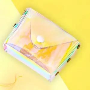 소품 화장품 홀로그램 파우치 PVC 소지품가방 9.5x7cm (WFKBRHU)