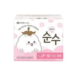 좋은느낌 순수 울트라슬림 날개 중형 18P