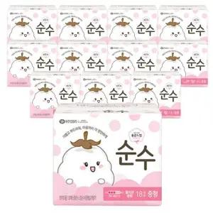 좋은느낌 순수 울트라슬림 날개 중형 18Px12팩