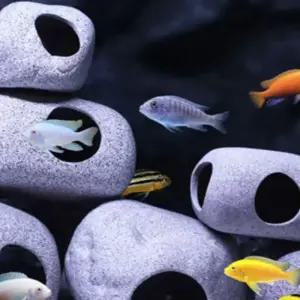 어항꾸미기 물고기 은신처 구피 소형 놀이터 어항꾸미기 어항장식품