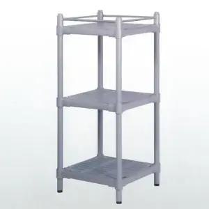 고정카트 다용도선반 진열대 BK-미니쉘빙3단 쉘빙 (WFKBRUE)