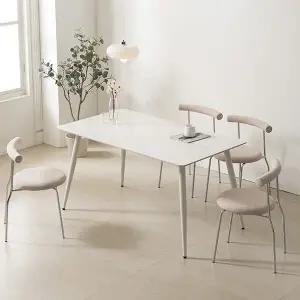 지베스 폴로 포세린 세라믹 4인용 식탁세트(베리의자4)