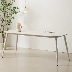 지베스 모리나 포세린 세라믹 6인용 식탁 테이블 1800