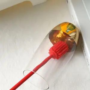 고퀄리티   병을 실리콘 좋은 닦기 3color 병솔 깊은 딥