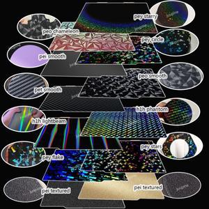 호환 A1 미니 빌드 플레이트 Juupine For Bambu 184x184 Pey 마그네틱 PEO 시트 H1H 스프링 스틸 용