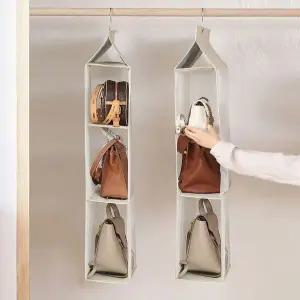 아이보리가방수납 아이보리 3단 가방정리함 3단가방정리 (WFKC5P7)