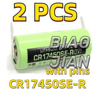 2PCS CR17450SE-R (3V) With Welding Legs P trumentation Equipment Industrial Control PLC Lithium Batt