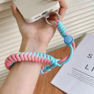 여행 분실방지 핸드 폰 로프 키링 손목 고리 줄 끈 휴대폰 손잡이 스마트폰 도난방지