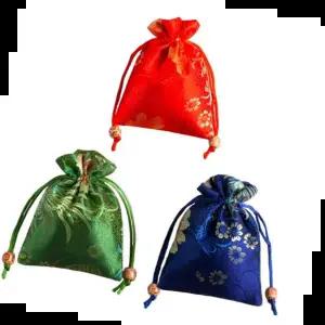 감성문구 (별별창고) 전통 다복 비단 복주머니 외국인선물