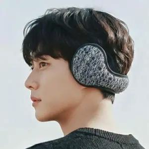 니트 퀼팅 방한 귀마개 접이식 겨울 귀도리 여성 남성 커플