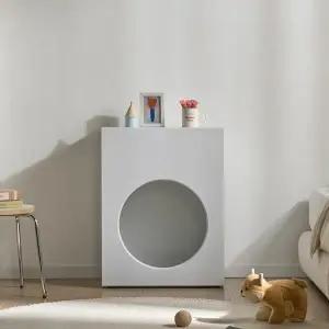 히트가구 C1380 원형 다용도 화장대 600 2colors