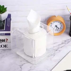 아크릴 사각 티슈케이스 휴지케이스 집들이선물