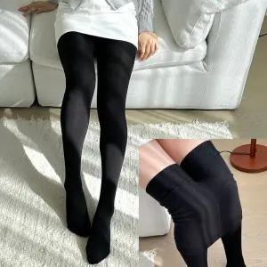 빅사이즈 얇은 스판 기모 레깅스 유발 겨울 쫄바지 기모레깅스