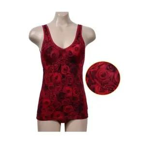 노와이어 풀컵 몰드 브라런닝 맥시팬티세트 - 레드 브라런닝팬티