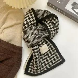 ( )부드러운 고급 목도리 여성 캐시미어 롱 머플러 블랙