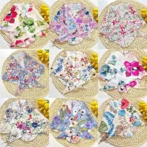 자연 인견 삼각 스카프 쿨 미니 목도리 목 여름