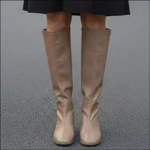 여성 겨울 슬림핏 기모 롱부츠 스판 펌프스굽 니하이부츠 3색