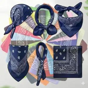 등산 손수건 반다나 스카프 대형 여성 머플러 겨울 프린트 목 두건 아메바