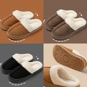 베이직스웨이드슬리퍼 털슬리퍼 겨울슬리퍼 남녀공용