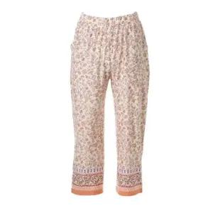 [갤러리아] [여]편안하고 여성스러운 화사한 컬러감 꽃보더나염 프린트 홈웨어 하의(VEPS117W)