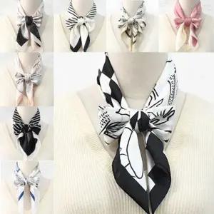 여성 스카프 70cm 정사각형 쁘띠 간절기 머플러